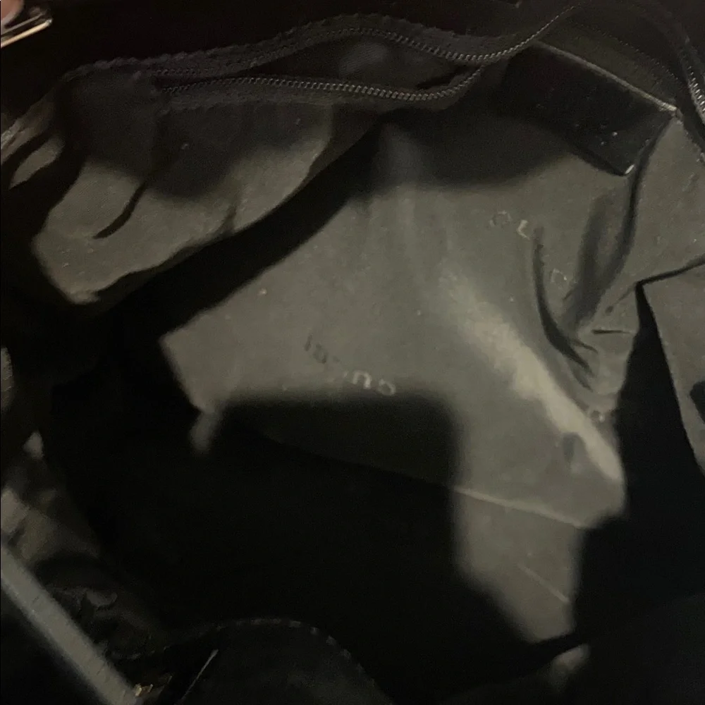 Gucci Black Monogram Tote with Chain Strap 100% Authentic - Picture 3 of 13